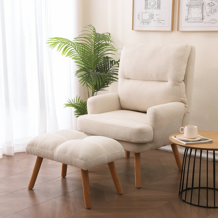 Wayfair club deals chairs with ottoman